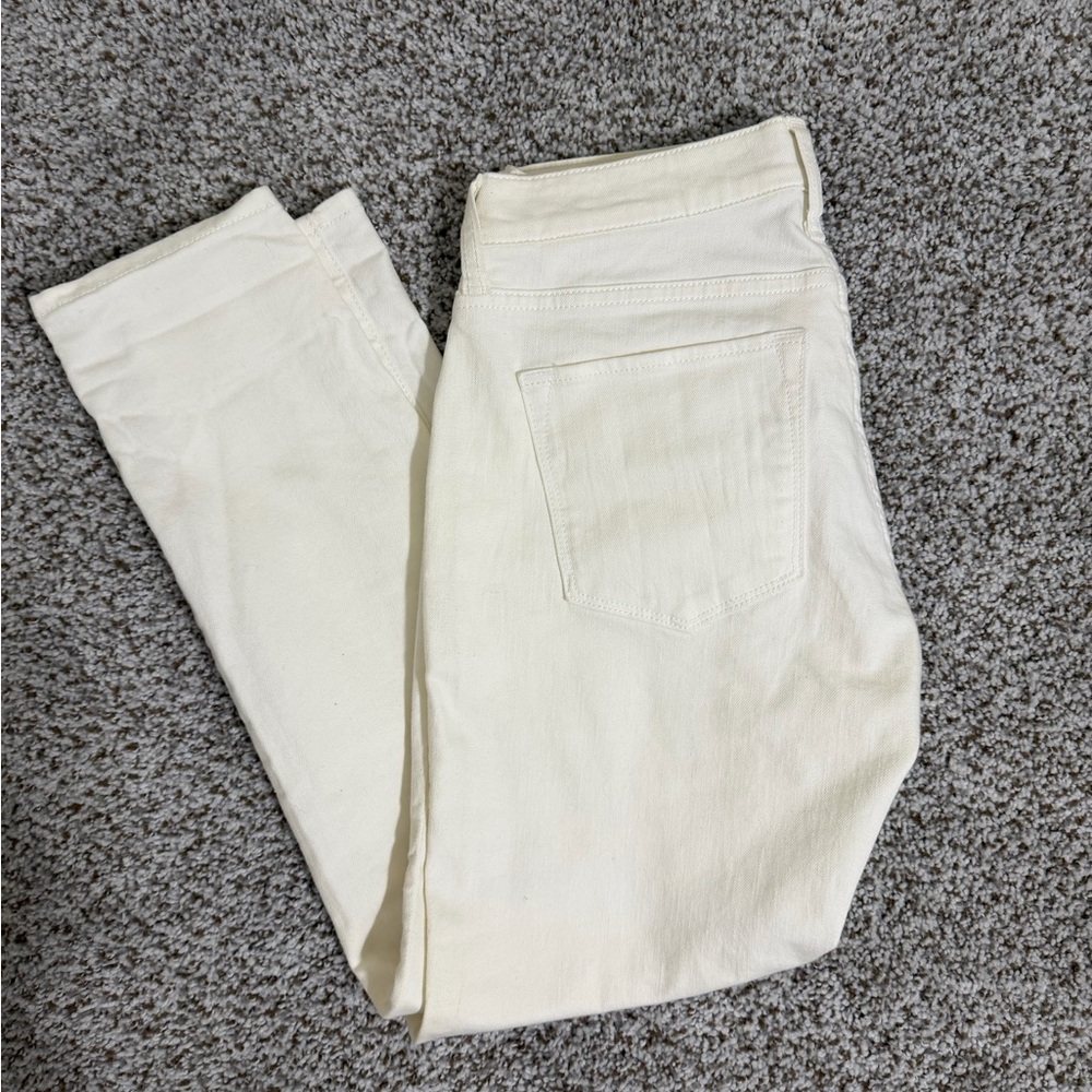 Banana Republic Women's Cream Skinny Jeans